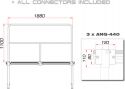 Scene, Guil TMQ-02/440 Stage Rail 188 cm (Aluminium Version)