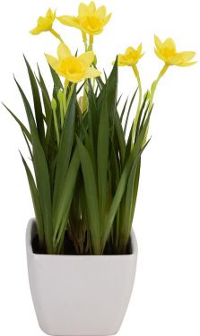 Europalms Daffodil, artificial plant, 23cm