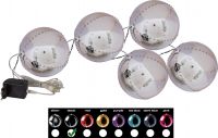 Europalms LED Snowball 8cm, black 5x
