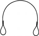 Diverse, Eurolite Steel Rope (SC) 400x3mm black