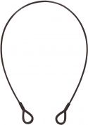 Diverse, Eurolite Steel Rope (SC) 600x3mm black with thimbles