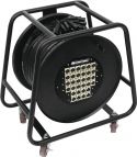 Multicable & Stage Box, Omnitronic Multicore Stagebox 24/8 30m Cable reel