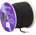 Speaker Leads, Omnitronic Speaker Cable 2x1.5 100m bk durable
