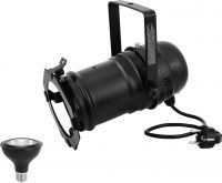 Eurolite Set PAR-30 Spot bk + PAR-30 230V COB 12W E-27 LED 1800-3000K dim2warm