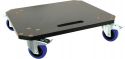 Flight Case Accessories, Roadinger Wheel Board MDF 4 wheels 2 brakes