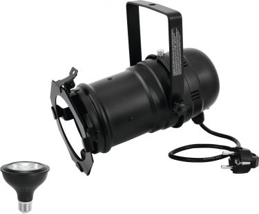 Eurolite Set PAR-30 Spot bk + PAR-30 230V COB 12W E-27 LED 1800-3000K dim2warm