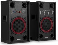 Højttalersæt med indbygget forstærker SPK-110, 10" bas / 600 Watt / Bluetooth / Til hjemmebrug