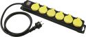 Kabler, Eurolite Distributor 6-fold IP44 bk 5m