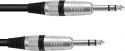 Omnitronic Jack Cable 6.3 stereo 3m bk ROAD