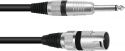 Omnitronic, Omnitronic Adapter Cable XLR(M)/Jack mono 5m bk