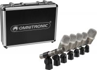 Omnitronic MIC 77-7LMH MK2 Drum Microphone Set