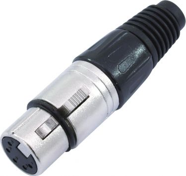 Omnitronic XLR Socket 5-pin bk