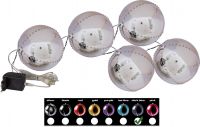 Europalms LED Snowball 8cm, dark blue 5x