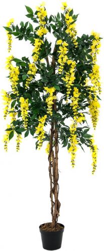 Europalms Wisteria, artificial plant, yellow, 180cm