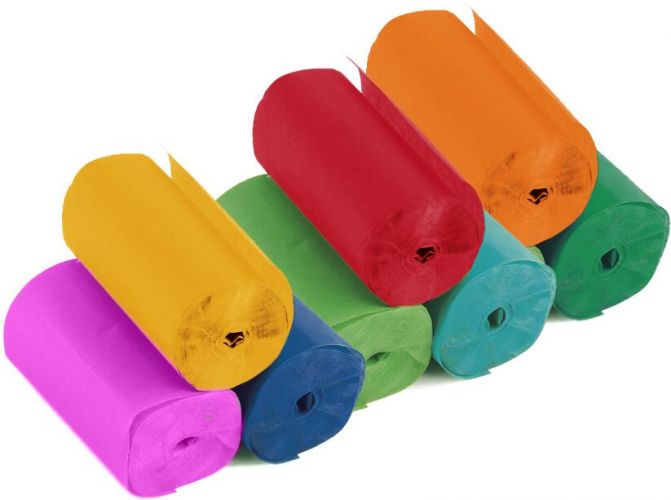 TCM FX Slowfall Streamers 10mx5cm, multicolor, 10x