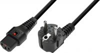 IEC LOCK IEC Power Cable Locking 3x1.0 5m bk