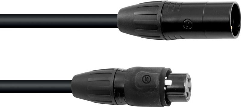 Eurolite DMX cable SEC-1 IP65 3pin 15m bk