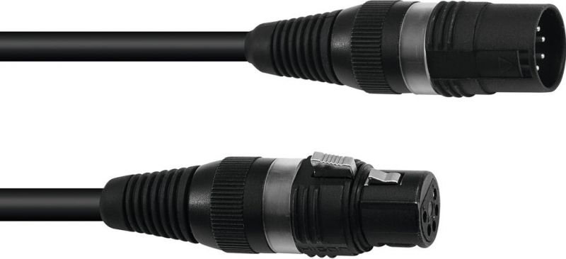 SOMMER CABLE DMX Cable XLR 5-pin 5m bk Hicon