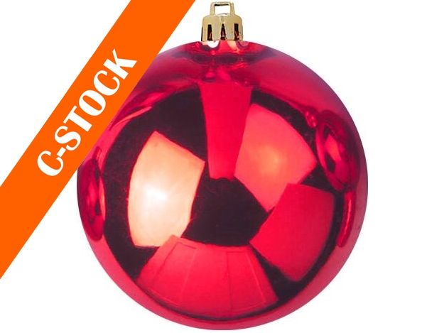 Europalms Deco Ball 30cm, red "C-STOCK"