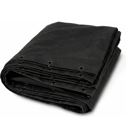 MOLTON320 Backdrop 600 x 900cm Black TILBUD NU