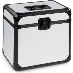 RC82 12" Vinyl Record Case Silver TILBUD NU