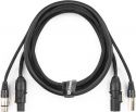 CX07-0.50 Combi Cable Powerconnector TR - XLR M / Powerconnector TR - XLR F 0.50m CX07-0.50 Combi Cable Powerconnector TR - XLR M / Powerconnector TR - XLR F 0.50m