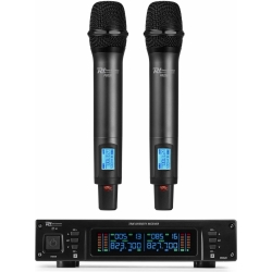 PD220 2x 80-Channel UHF Wireless Microphone True Diversity System HH TILBUD NU