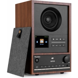 Canzo WIFI Internet Radio med DAB+/FM i stilfuldt design og med god lyd, Valnød