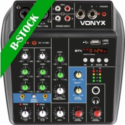 VMM100 Audio Mixer with USB/BT "B STOCK" TILBUD NU