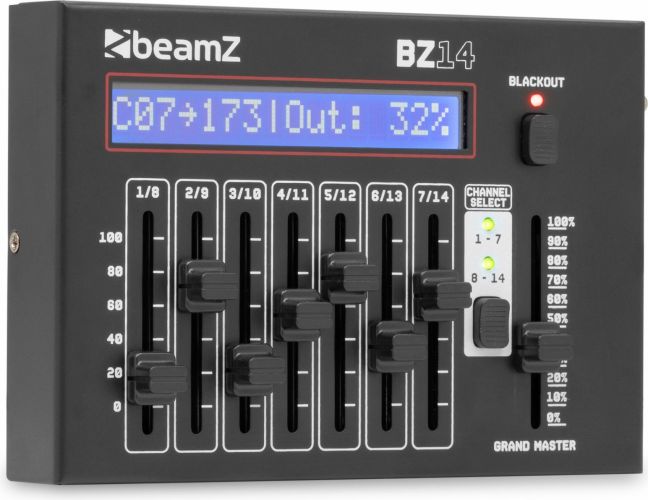 BZ14 DMX Controller 2x 7 DMX Channels