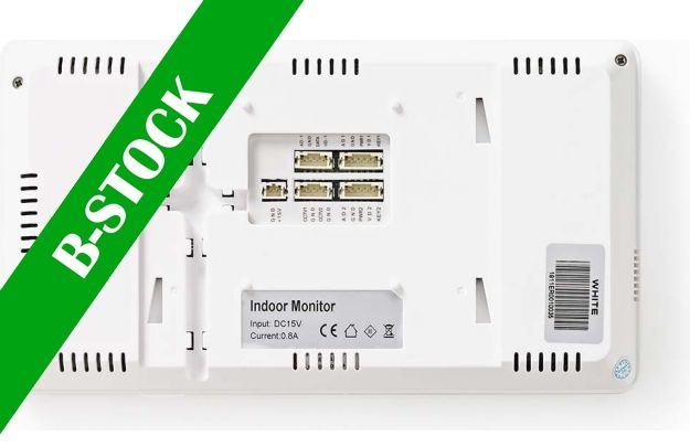 Nedis Dørvideoskærm | 7" | Oplåsningsfunktion | Hvid, DOORP30CWT "B-STOCK"