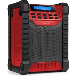 Temi Jobsite DAB+/FM Radio with Battery Red TILBUD NU