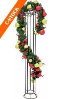 Europalms Premium Fir Garland, decorated, 270cm "C-STOCK"