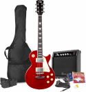 GigKit Elektrisk Gitar Pakke LP-stil Mørkerød GigKit Elektrisk Gitar Pakke LP-stil Mørkerød