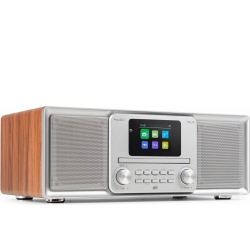 Palmi All-in-One Music System CD/DAB+ Silver TILBUD NU