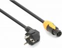 Strømkabler - Powercon, CX14-5 Strømstik Tr IP65 - Schuko kabel 5,0m
