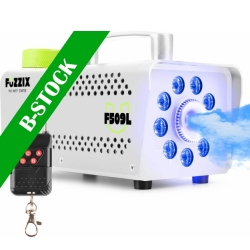 F509LW Party Smoke Machine 9 LEDs RGB White Edition "B STOCK" TILBUD NU