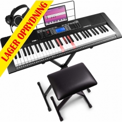 Rhapsody61L Elektronisk Keyboard med 61 oplyste tangenter – Sæt TILBUD NU