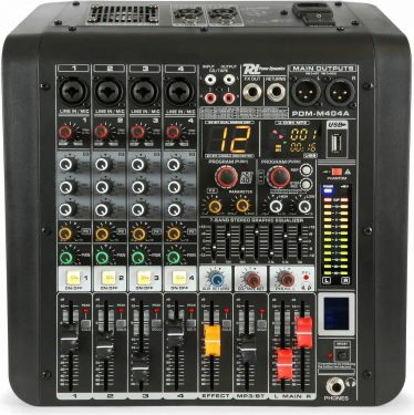 PDM-M404A 4-Channel Music Mixer with Amplifier