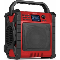 Temi-XL Jobsite DAB/FM Radio with Battery Red TILBUD NU