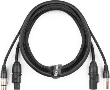 CX07-0.50 Combi Cable Powerconnector TR - XLR M / Powerconnector TR - XLR F 0.50m