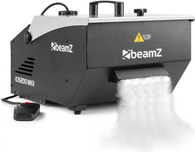 Røgmaskine med is "ICE FOGGER" 1200W - Kablet fjernbetjening, ICE1200 MKII
