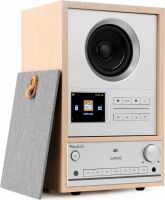 Canzo WIFI Internet Radio med DAB+/FM i stilfuldt design og med god lyd, Lys træ