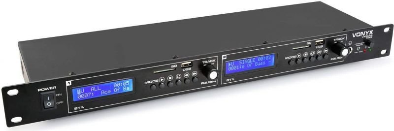 VX2USB MK2 Twin medieafspiller USB/SD/BT