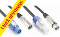 CX05-3 Audio Combi Cable Powerconnector B - XLR F / Powerconnector A - XLR M 3.0m