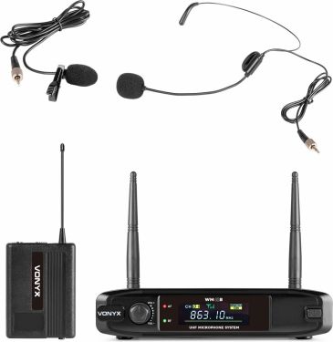 WM42B Wireless Microphone UHF with 1x Bodypack Microphone