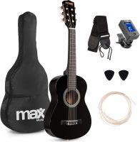 Børne Guitarpakke 30" - 1/4 børneguitar, Akustisk (3-5 år) Sort / Alt du skal bruge!