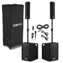 Højttalere, Aktivt lydsystem med Bluetooth VX1050BT / 2 stk. 12" subwoofer + 2 stk. tophøjttaler / 1150W