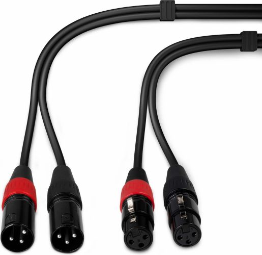 CX60-12 Cable 2xXLR Male-2xXLR Female 12m