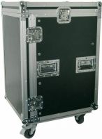 PD-F16U8 19" Rackcase 16U med hjul